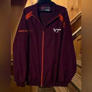 Virginia Tech Hookies Vtg Nike Team Y2K Men’s XXL Jacket Maroon Orange